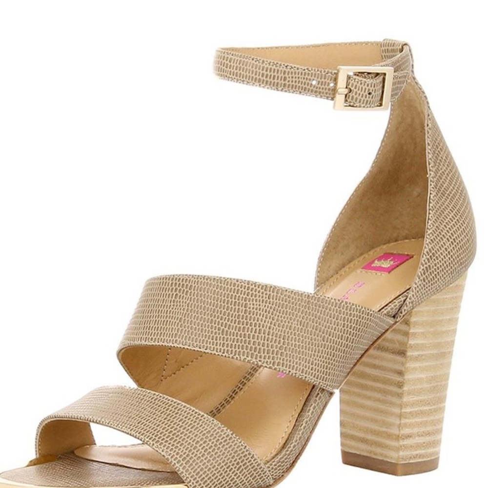 Elaine Turner ZOEY BONE LIZARD Heel