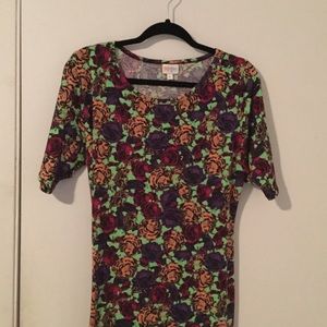 Final price! NWOT Julia floral dress XL Lularoe