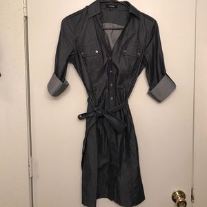 Express denim dress