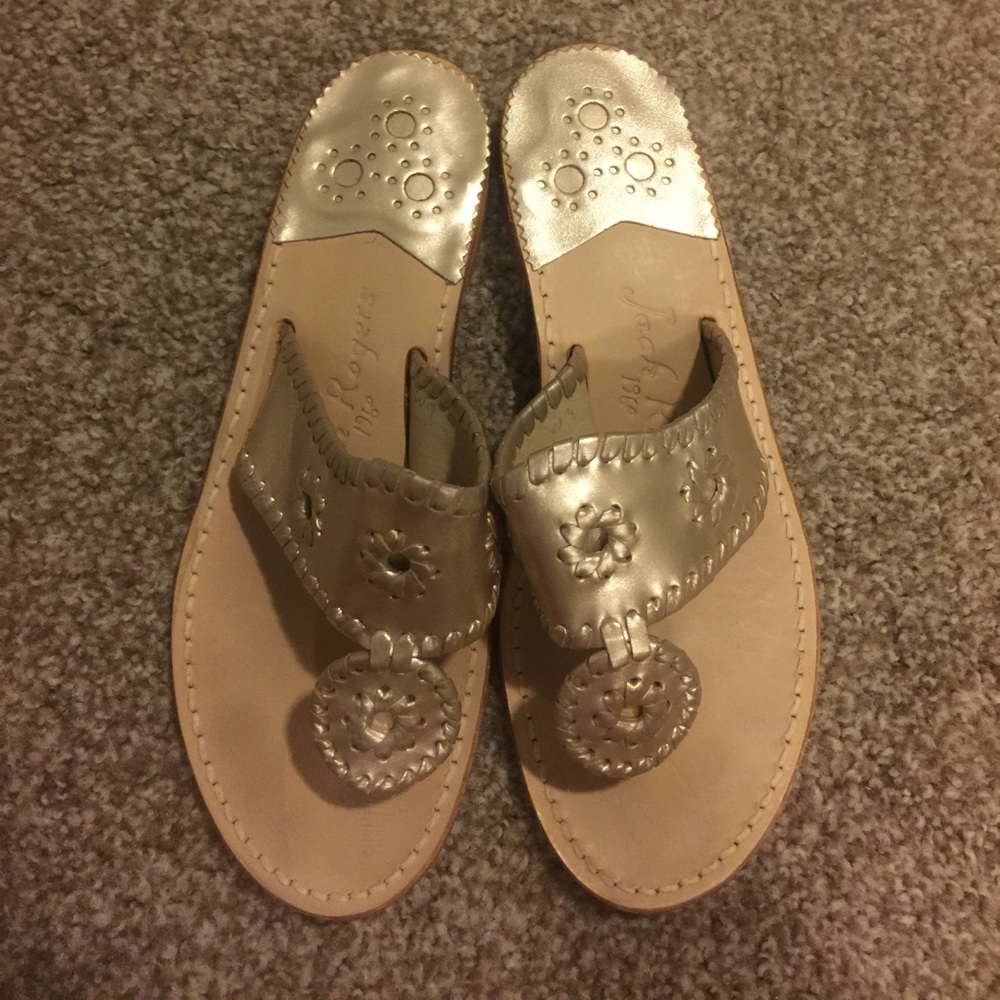 Jack rogers silver