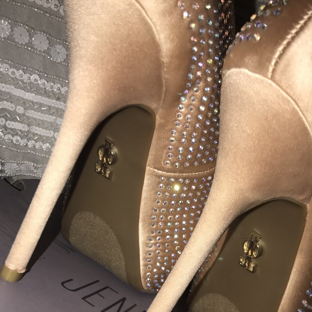jennifer lopez rhinestone heels
