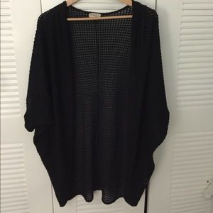 Black cardigan/throw/cover up