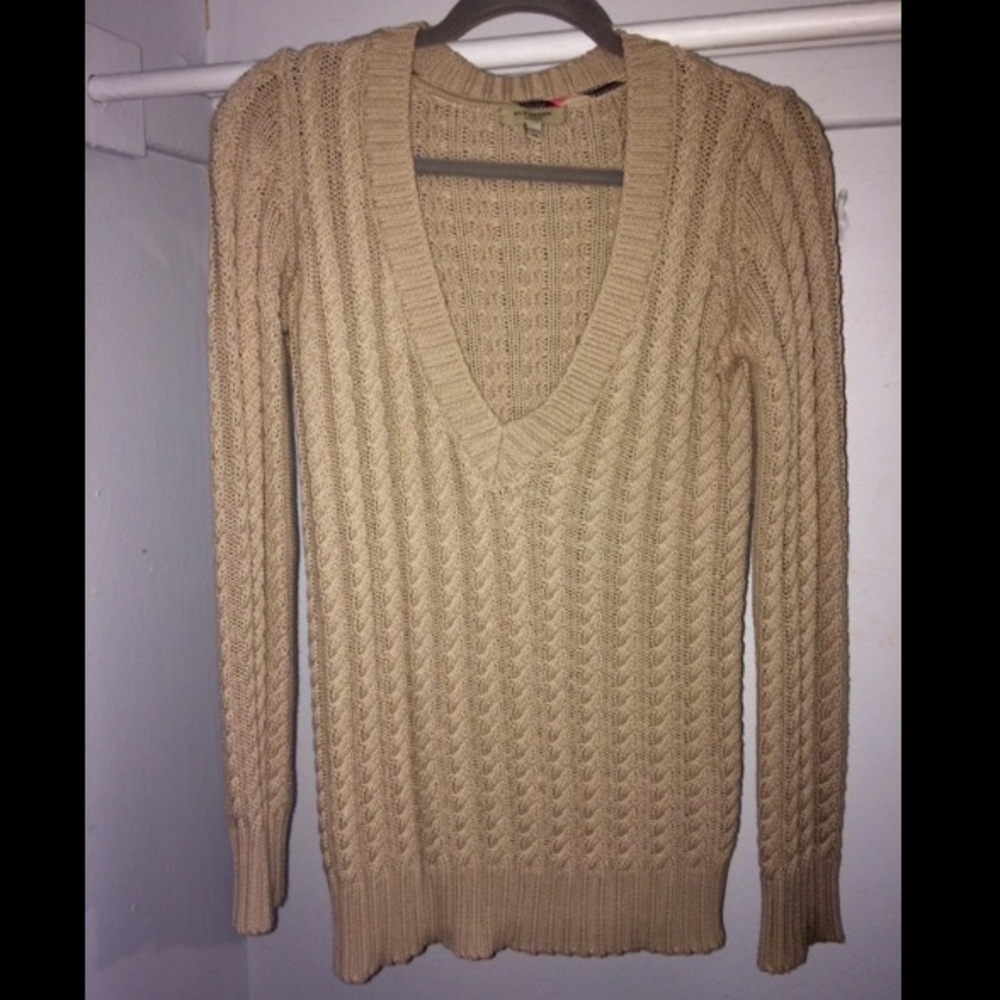Women's Burberry Sweater - Tan