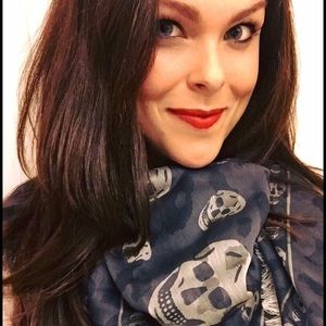 Alexander McQueen Skull Scarf
