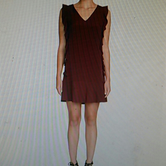 CeCe Harper Ruffled Drop-Waist Shift Dress - Picture 1 of 2