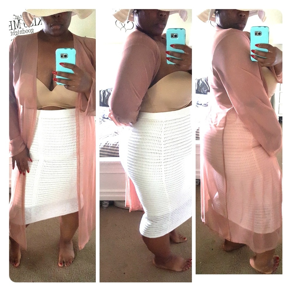 White skirt