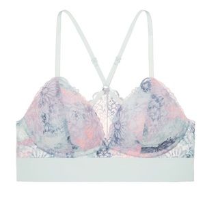 Lace Lightly Lined Watercolor Bralette