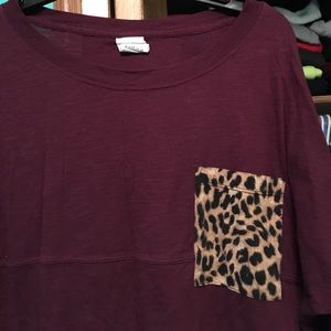 Victoria's Secret cheetah pocket long sleeve