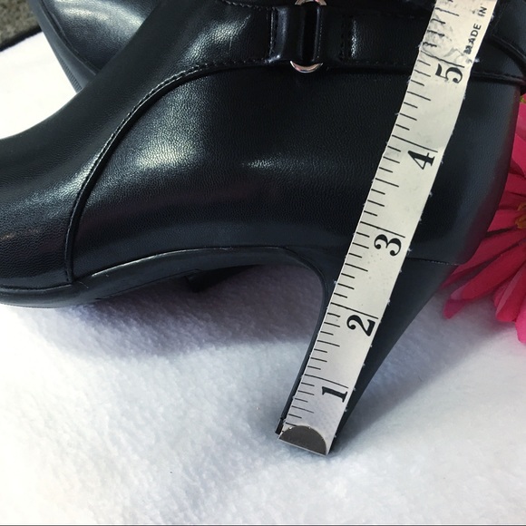 Chaps Shoes Chaps Black Cassady Ankle Boots With Heel New Poshmark