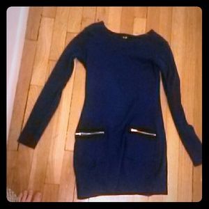 Royal Blue Sweater dress