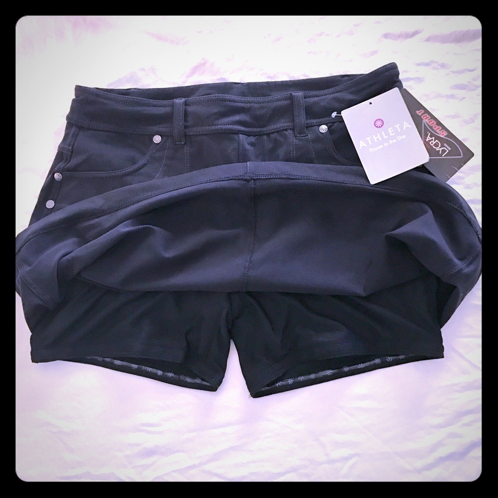 Athleta as S brand run/swim/water skirt w/ shorts