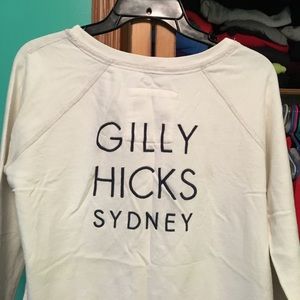 Cream Gilly Hicks sweatshirt