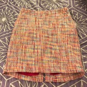 Colorful pencil skirt