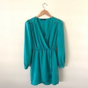 NWOT Emerald Green Wrap Dress