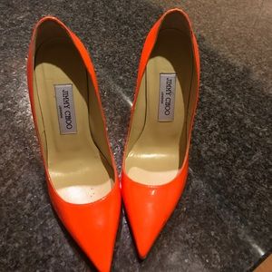 Jimmy Choo stilettos.