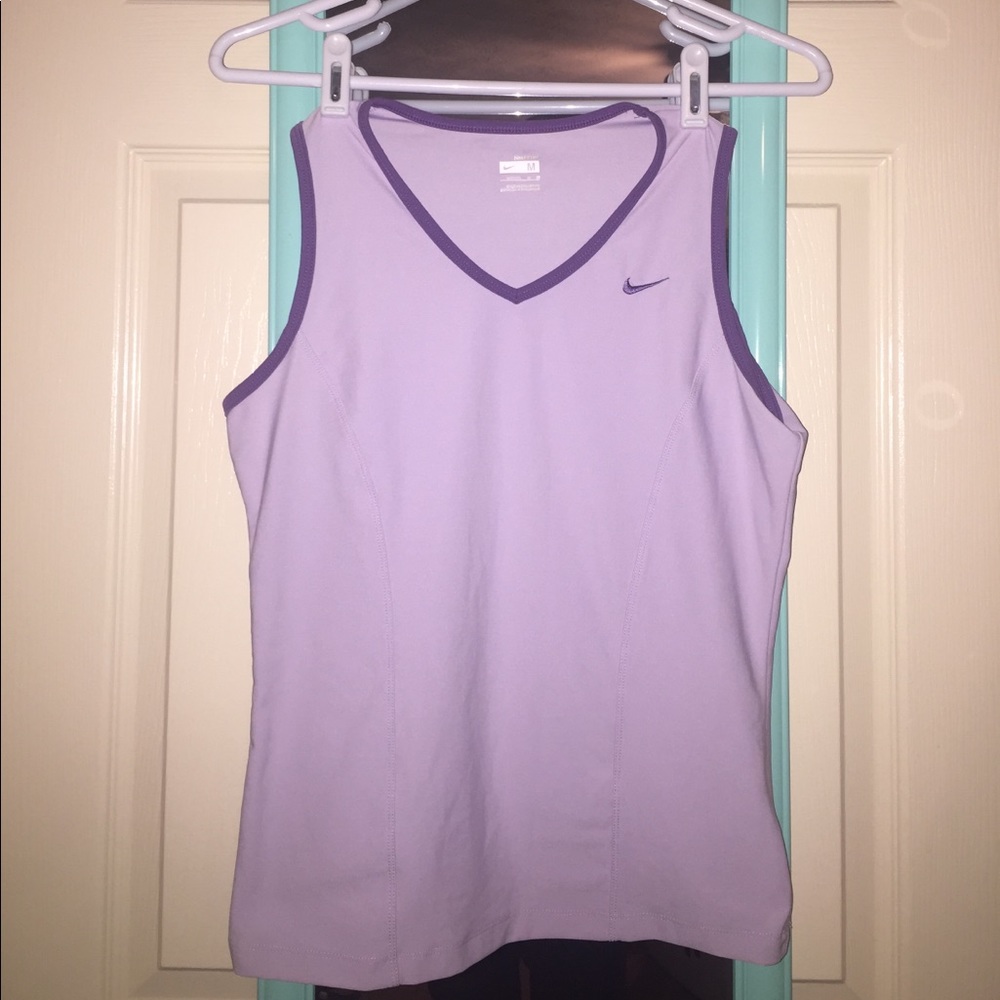 Purple Nike Fit Dry Tank