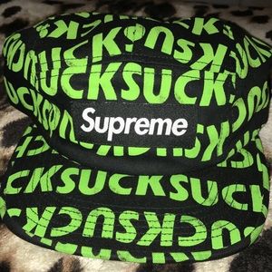 Supreme Suck Camp Cap