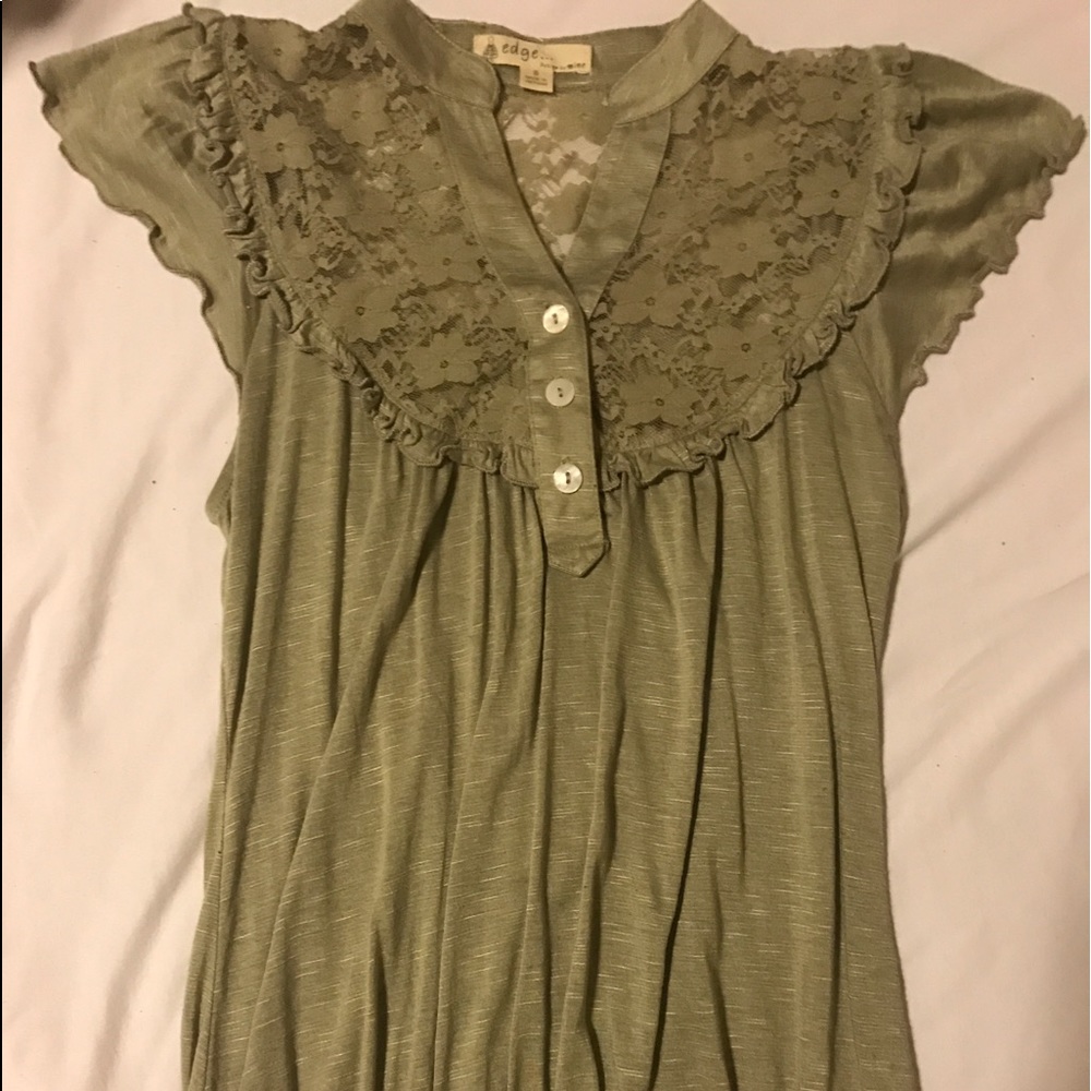 Girly green top