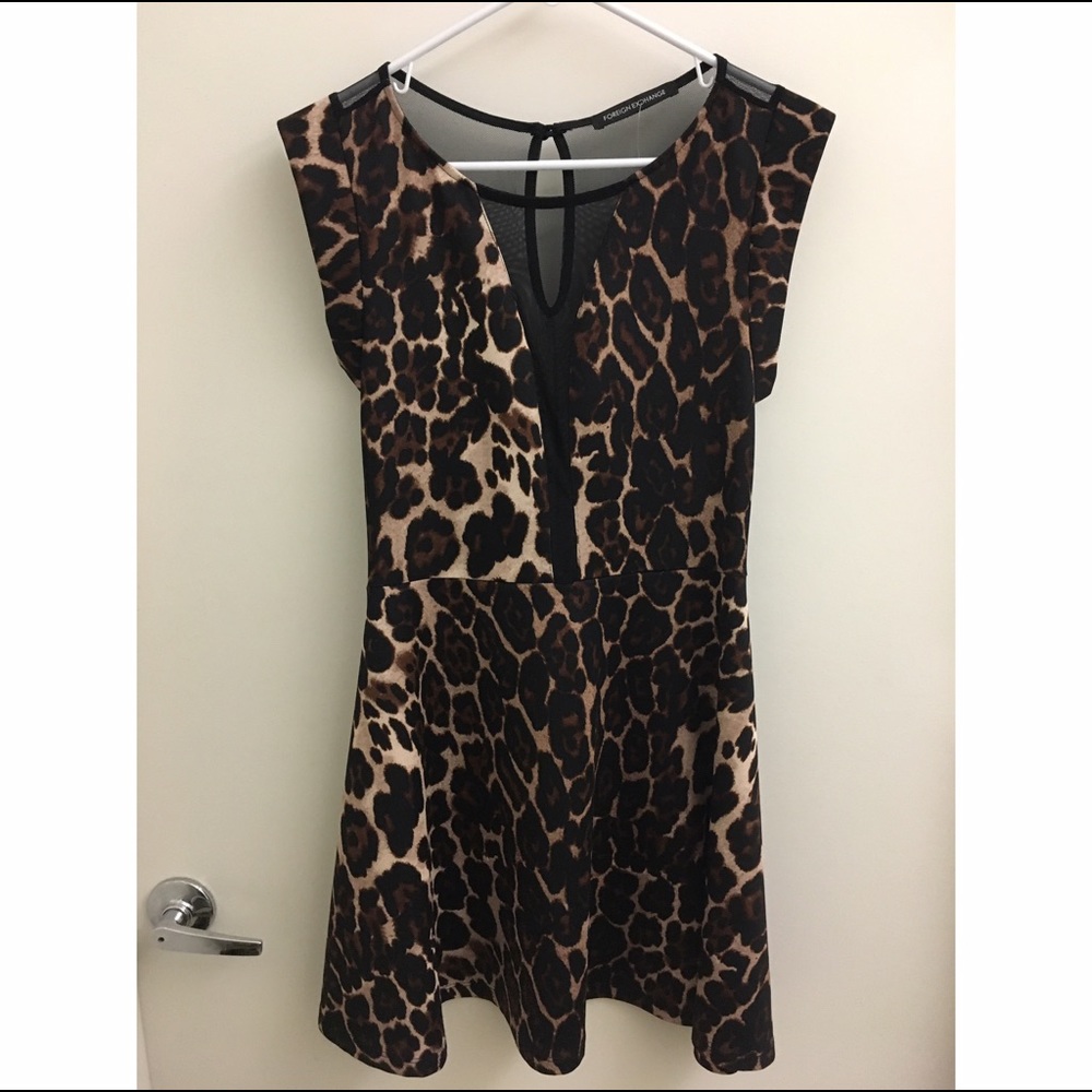 Foreign Exchange Cheetah print dress!