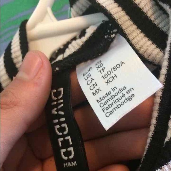 Stripped Crop Top H&M - Picture 3 of 3