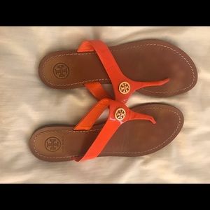 Tory Burch orange sandals
