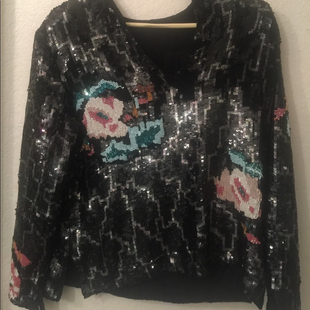 *CELESTE* Shimmery top w/ skirt