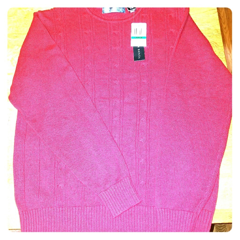 Oscar de la renta knit sweater large