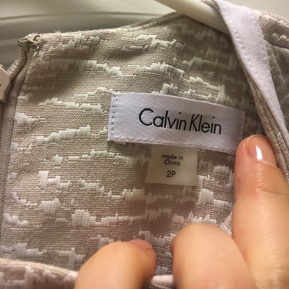 Calvin Klein 2P Patterned Work dress - Picture 2 of 2