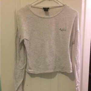 "Hello" Crop Top from Wet Seal