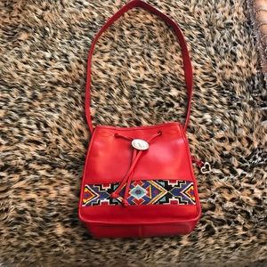 Brighton red leather purse