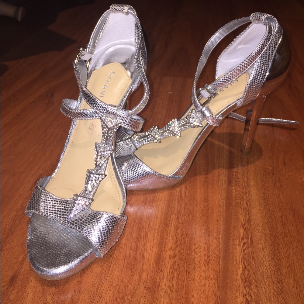Silver heels