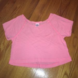 VS Pink Coral Crop Top