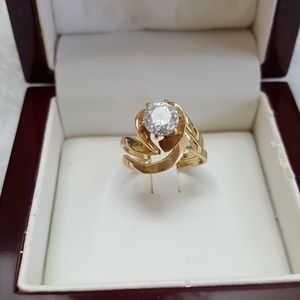 14K Wedding Band Set