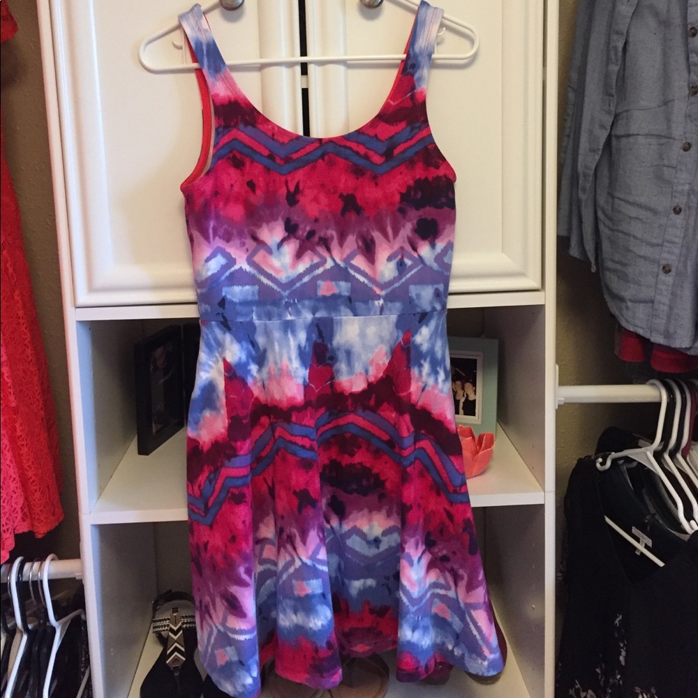 Express NWOT skater style boho dress small
