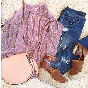 Express skinny distressed jeans