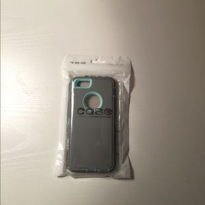 | Grey & baby blue iPhone 6/6s Case |