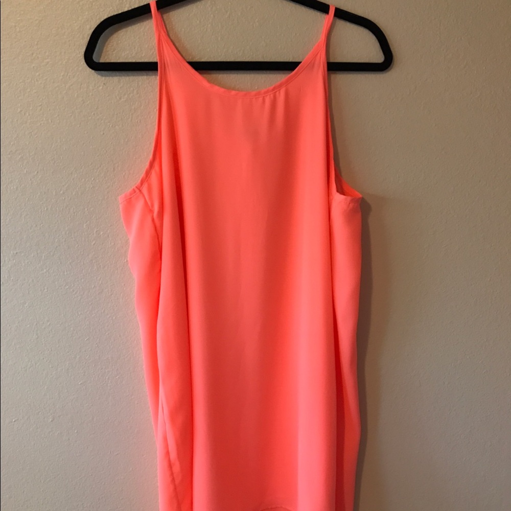 Cotton On large bright coral dress