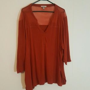Burnt orange top