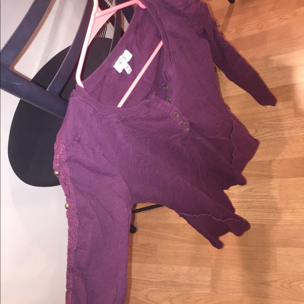 Dark purple top