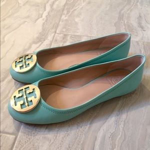 Tory Burch Tiffany Blue Flats