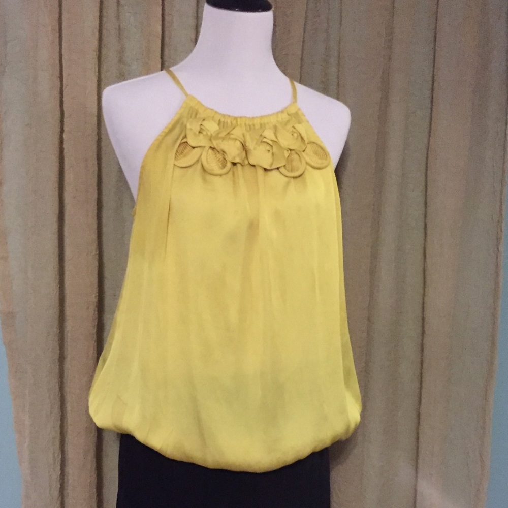 🏵 Violet & Claire Yellow Blouse