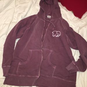 Ivory Ella zip up hoodie