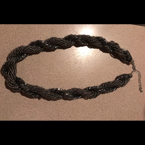 Hand-Beaded Ghanaian Necklace & Bracelet Set - Picture 2 of 6