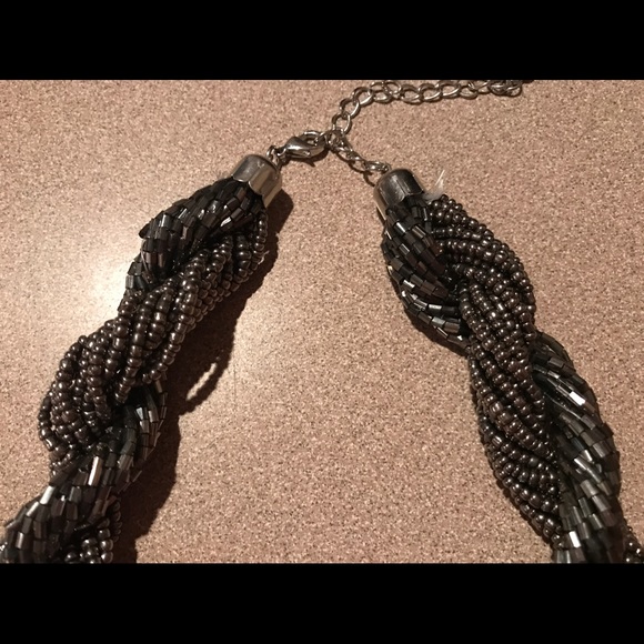 Hand-Beaded Ghanaian Necklace & Bracelet Set - Picture 3 of 6