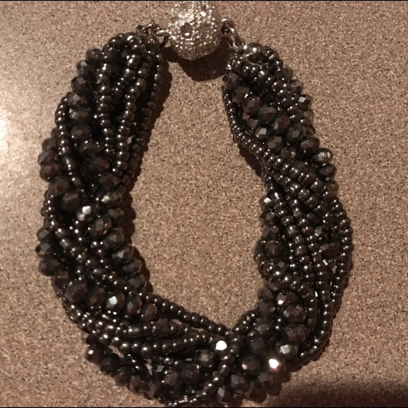 Hand-Beaded Ghanaian Necklace & Bracelet Set - Picture 6 of 6