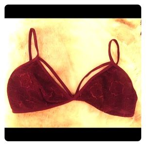 Sexy strapy lace bralette
