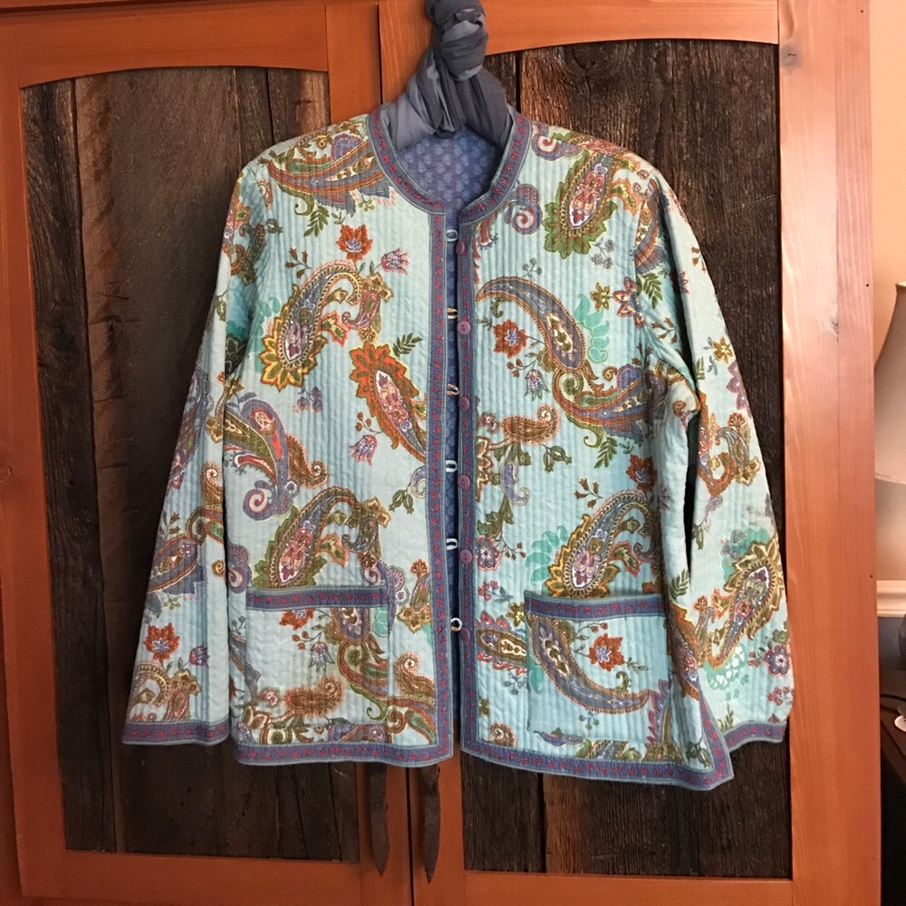 Reversible Quilted Jacket with pockets