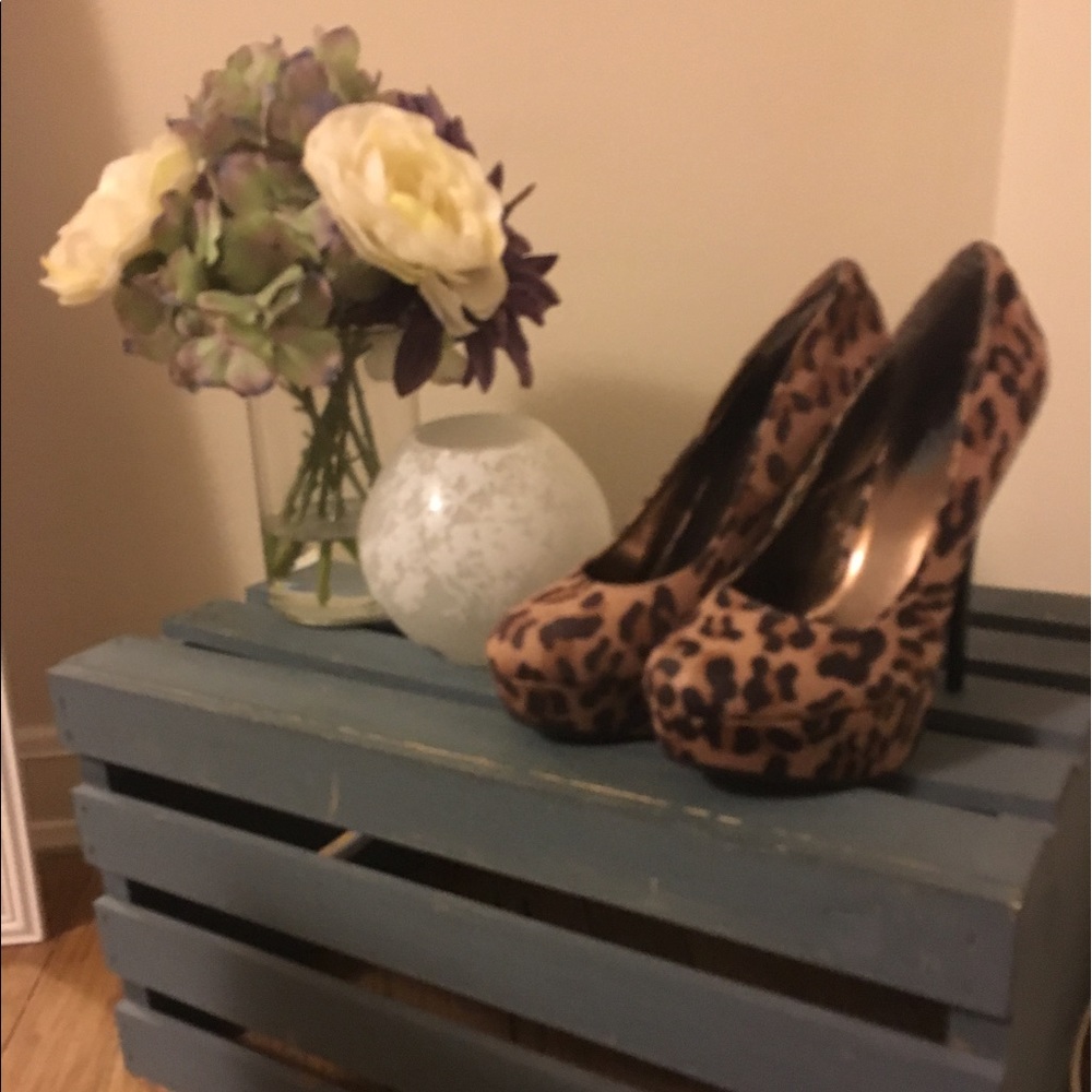 Cheetah Print Stiletto Pumps