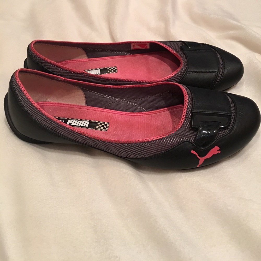 Puma slip on athletic ballet flat size 9
