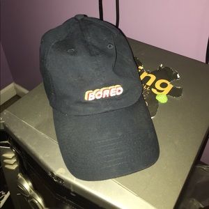 "Bored" dad hat